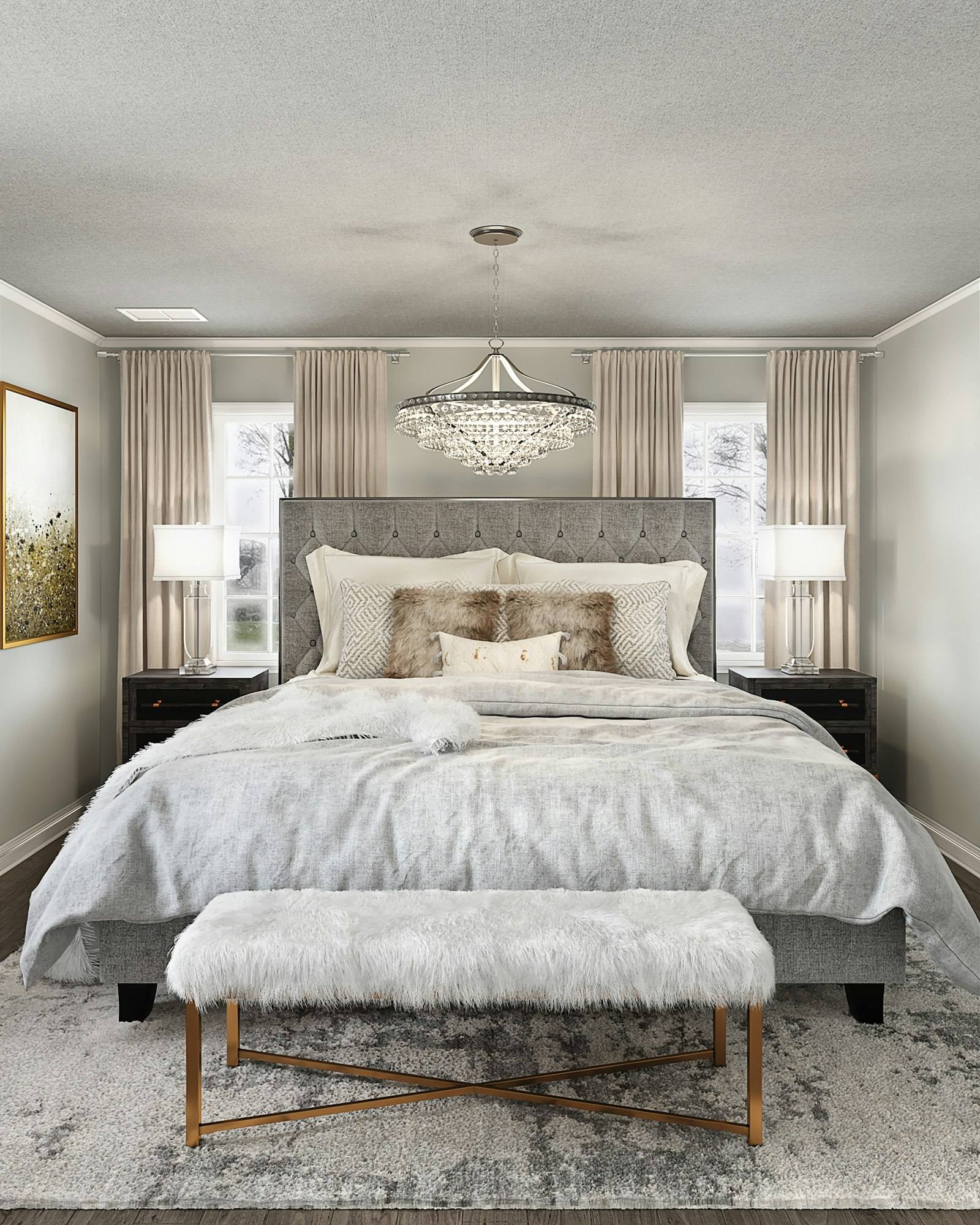 Premium bedroom interior
