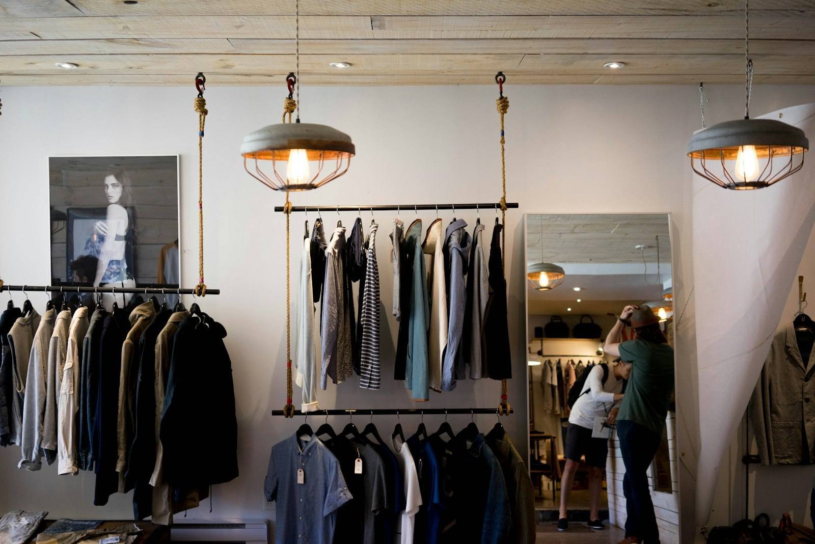 Premium retail interior detail
