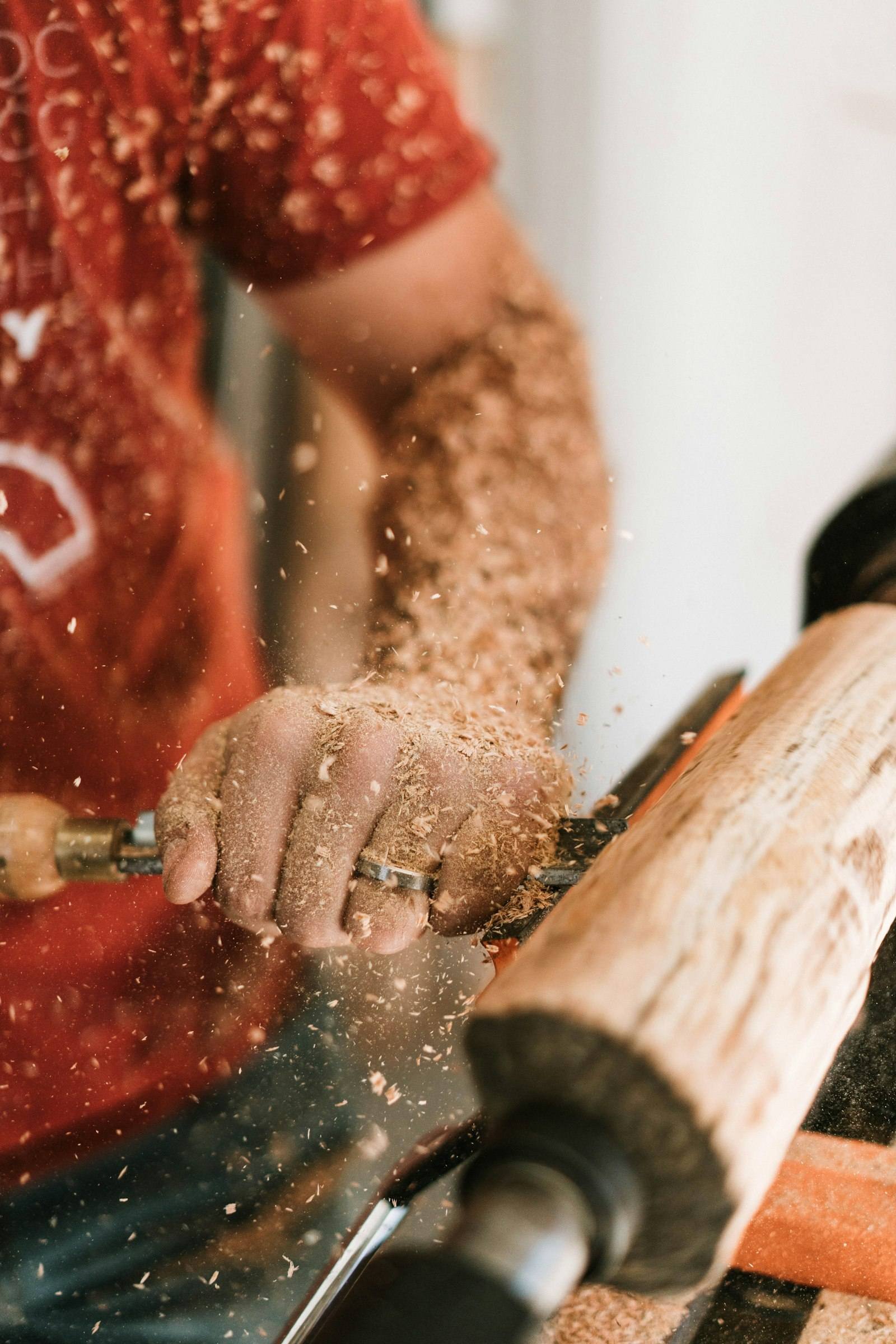 Traditional woodworking workshop, reference image